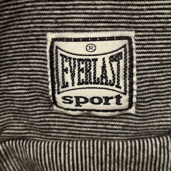VINTAGE EVERLAST Boxing / Wrestling Romper (black and white stripes) - Picture 3 of 4